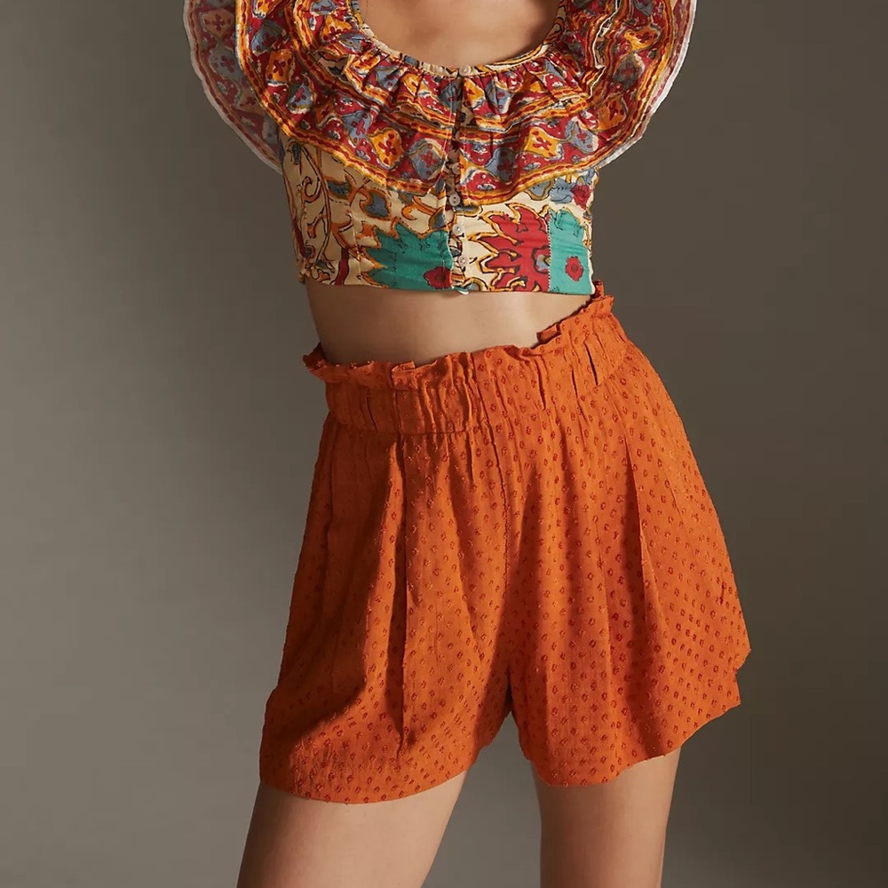 Ollari Textured Shorts // Anthropologie